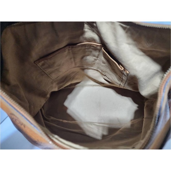 Authentic MCM Visetos Shoulder Bag Brown - Picture 12 of 15